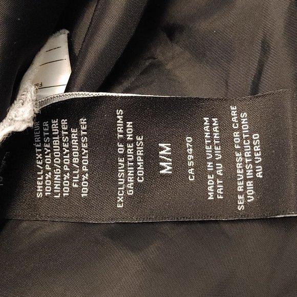 Marc Ecko Cut & Sew Men's Sz Medium Black Bomber Jacket Fall and Winter Quilted - Picture 10 of 10